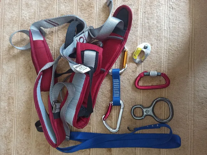 Kit escalada e rapel