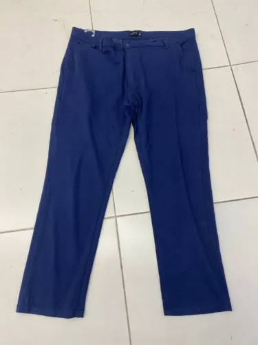 Calça Alfaiataria Loft Viscose/Elastano azul
