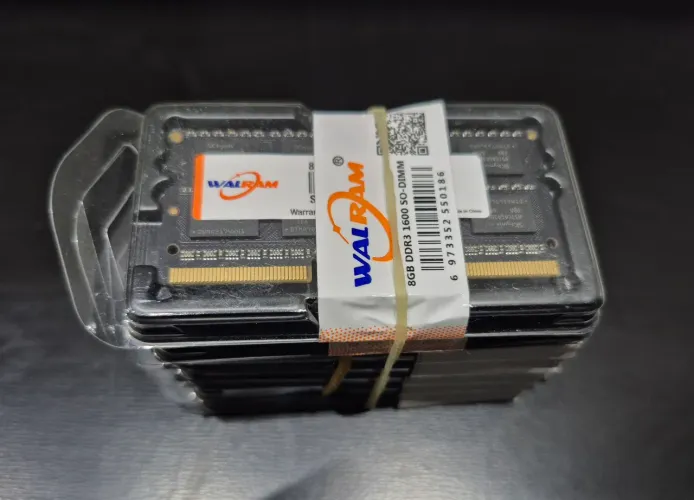 Memória ram ddr3 8gb 1600mhz Walram notebook novas lacradas (ENTREGAMOS)
