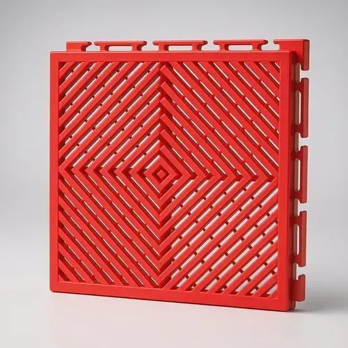 Piso Modular Premium Vazado Para Garagens Oficinas Domicilio 30,40x1,30cm