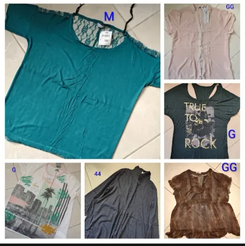Lote de camisetas femininas novas algumas ainda com etiqueta