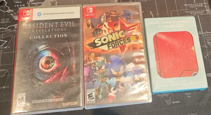 Jogos Nintendo switch + case de proteção