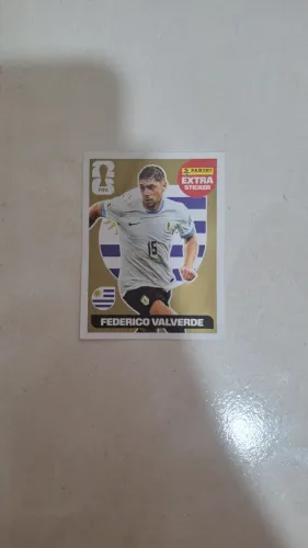 Figurinha legend de ouro da copa 2026 do Federico Valverde (Uruguai)