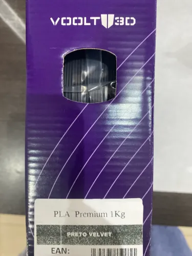 Filamento PLA preto Velvet Voolt