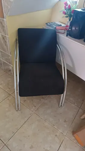 Poltrona decoração preta