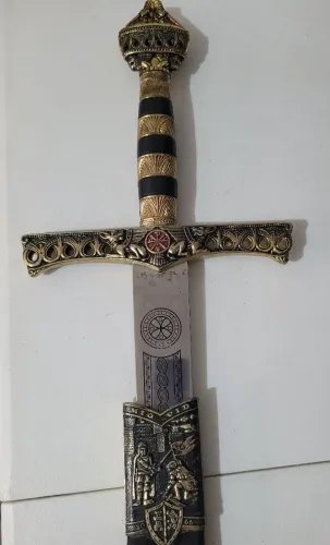Espada medieval pra decoração 
