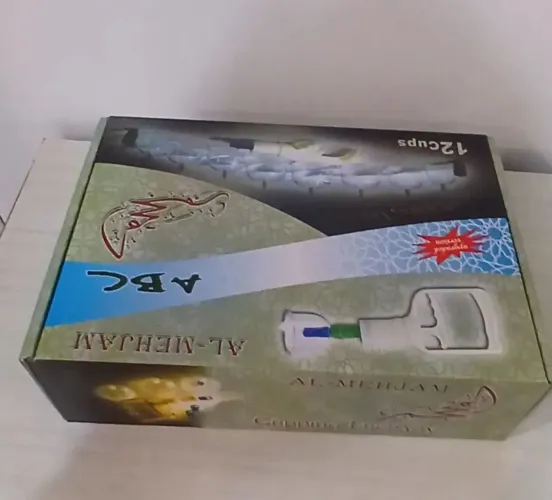 Kit de ventosa com 12 copos