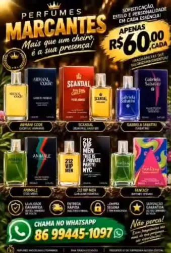 Venda de perfumes importados e Body Splash originais.