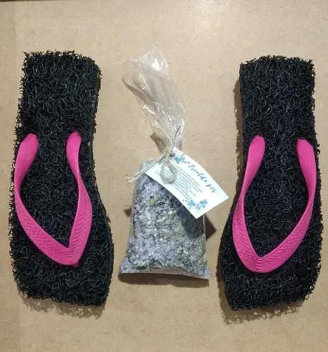 Chinelo Terapêutico e Escalda Pés