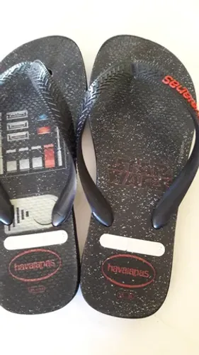 Sandálias Havainanas - Produto Original - tam 35/35 - Star Wars - Seminova ótimo estado