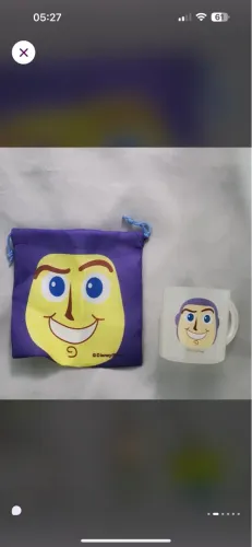 Caneca plástica Disney toy story buzz lightyear Japão