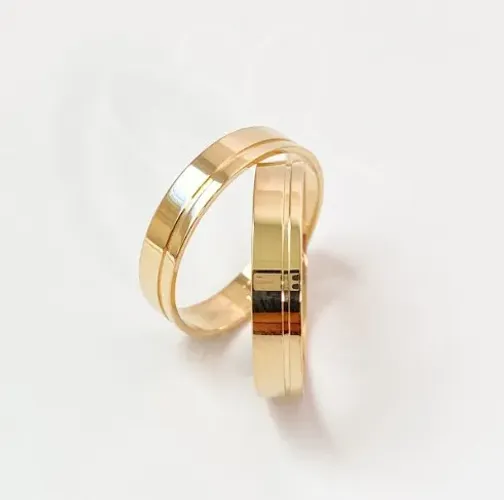 Aliança para casamento Ouro 