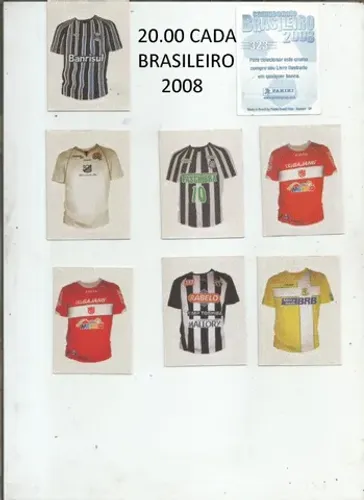 figurinhas especiais - brasileiro 2008 a partir 8.00 cada