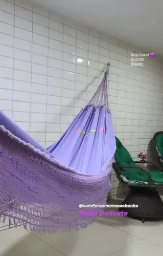 Rede De Dormir Delicatte Antialérgica/Entrega Grátis 