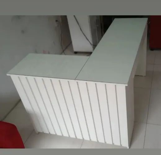 Mesa em L Branca ( frete grátis)