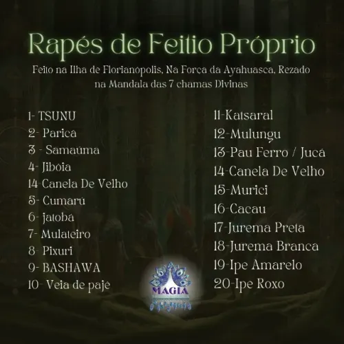Rapé Florianópolis Ilha da Magia Xamanismo
