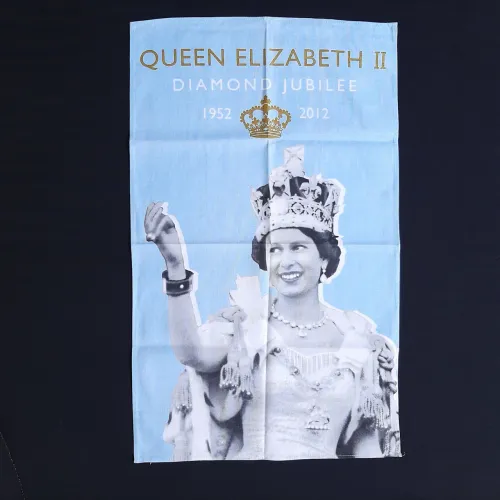 Pano de prato inglês Jubileu da Rainha