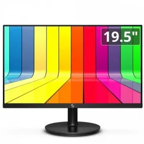 onitor 3Green 19.5" LED, Widescreen, 75Hz, 2ms, HD, Ajuste de inclinação, HDMI/VGA, Preto 