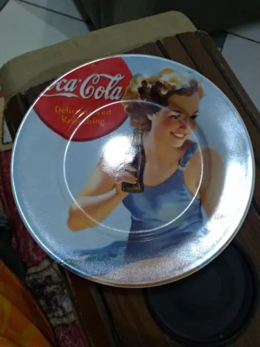 Prato da coca cola original 