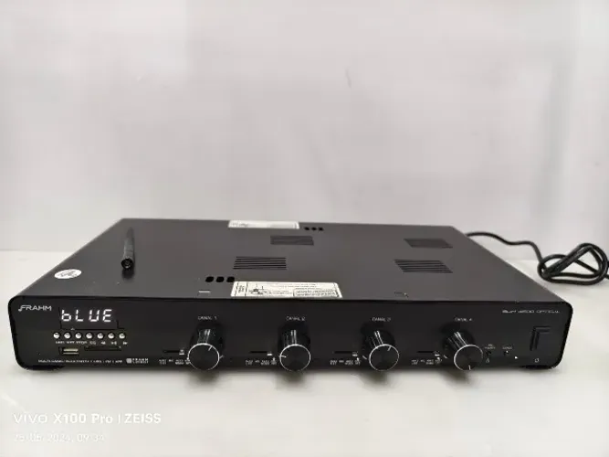 Amplificador Frahm Slim 4500 Optical Bluetooth 4 Ohms Ótimo!