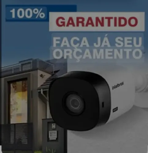 Câmera de segurança, concertina, alarme 