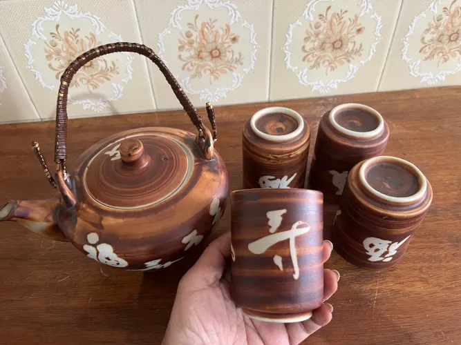 Conjunto de chá oriental