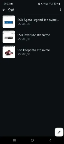 SSD 1TB Sata, M2 e NVMe 100% Original Lacrado 1TB - jacaraú 