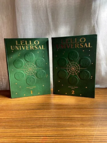 Coleção Lello Universal 1e 2 volumes Lello e irmão Porto