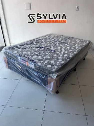 CAMA CASAL SOFT PLUMA 14 CM DE PROMOÇÃO 