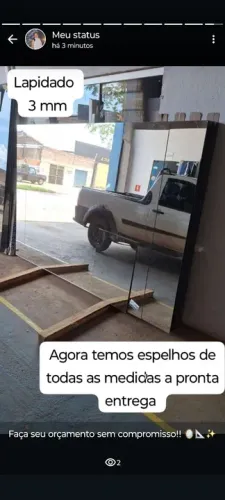 Espelhos de todas as medidas - Pronta entrega