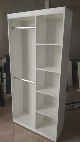 Pratelheira de mdf cabideiro 90x190x30cm fazemos parcelamento no boleto 