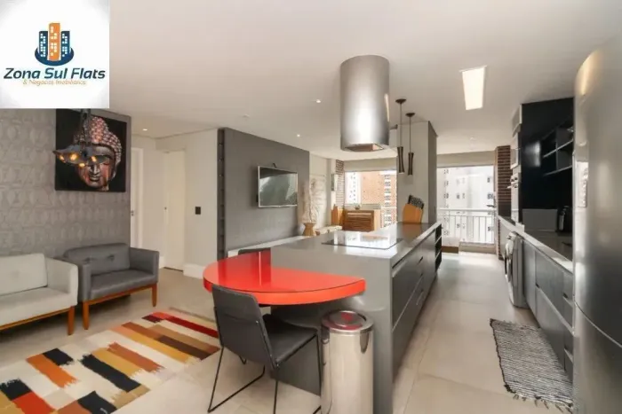 Apartamento à Venda Na Vila Andrade Com 2 Dormitórios e 2 Vagas - Varanda Gourmet