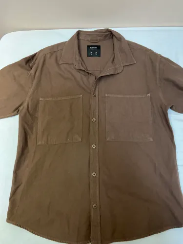 Camisa Manga Longa Marrom