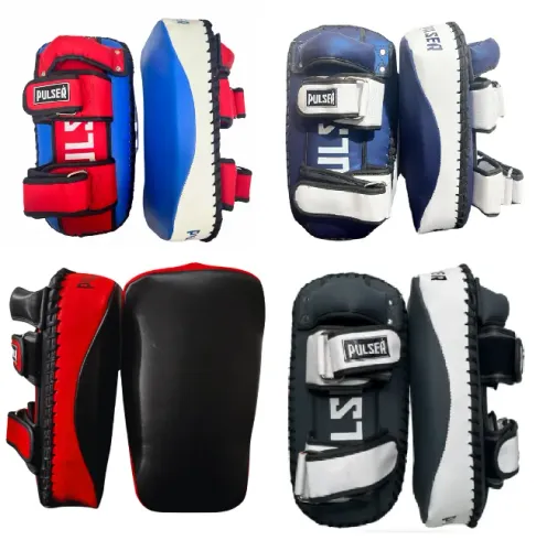 Par Aparador Chute Power Muay Thai Manopla Pao Pulser