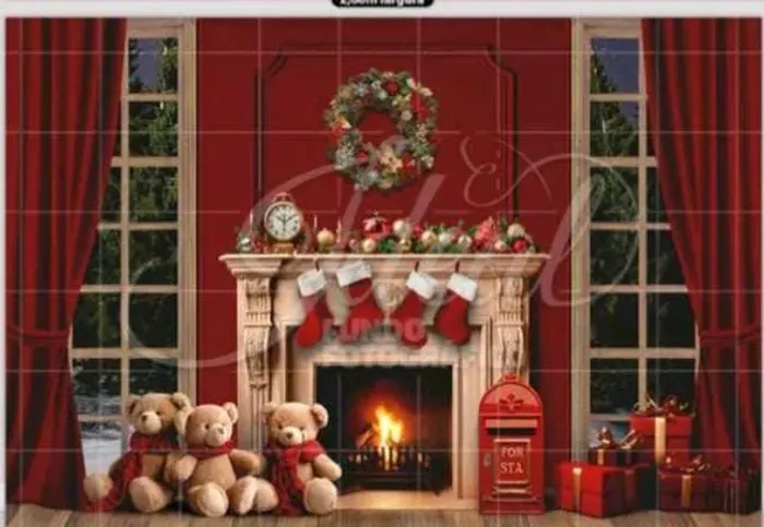 Decoração painel de natal