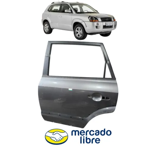 Porta Traseira Esquerda Hyundai Tucson 2012 Ao 2016 Cinza/chumbo