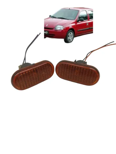 Par Lanterna Pisca Lateral Paralama Renault Clio 2007 2008
