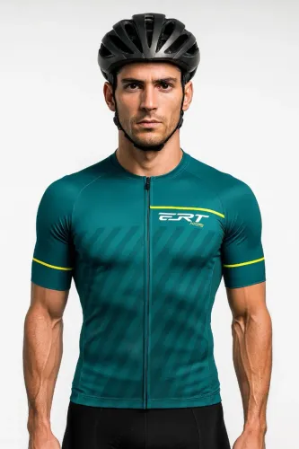 Camisa De Ciclismo New Elite Ert Racing Noble Green