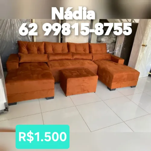 Sofá chaise dupla 2.50mts