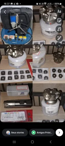 Oportunidade em Ferramentas e acessórios de usinagem (torno fresa furação e rosqueamento)