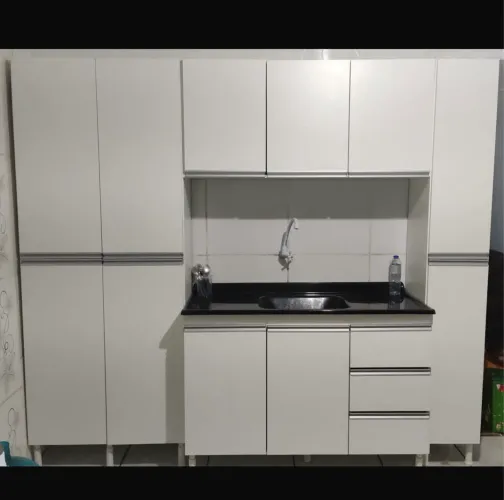 Cozinha 100% MDF com Pia de marmorite / NOVO / ENTREGAMOS 