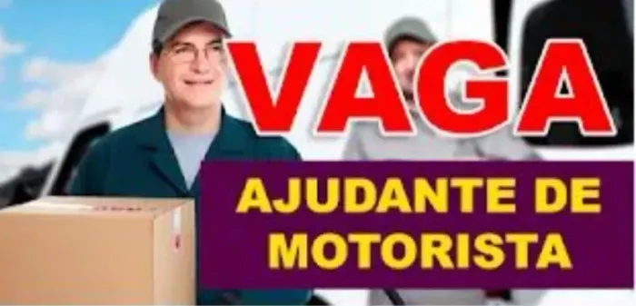 Vaga de ajudante de motorista