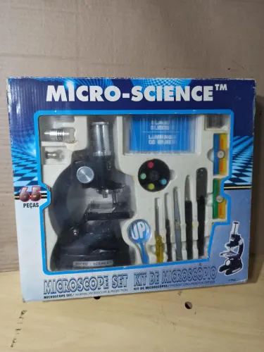 Microscópio Micro-Science - Kit Completo