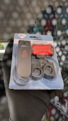 Kit ciclista lanterna e sinalizador pisca