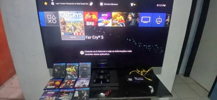 Ps4 com jogos