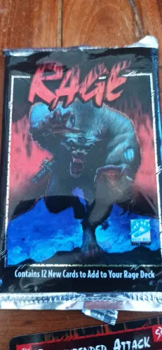 Cards Topps jogo Rage - werewolf