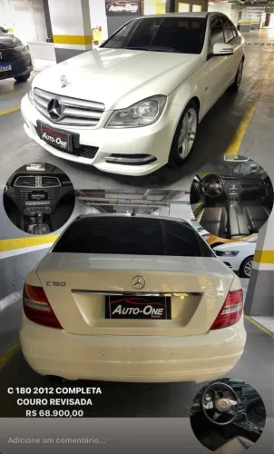 Mercedes c180 completo 12/12 raridade valor real 