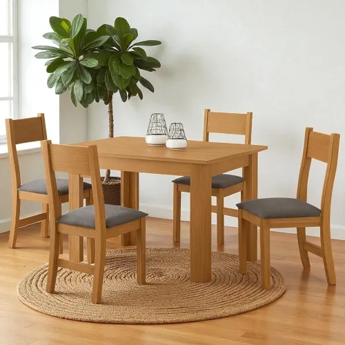 Mesa de jantar Ana nova acento das cadeiras confortável