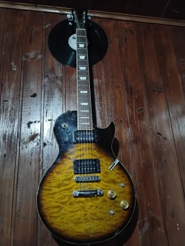  Guitarra Golden  Les Paul