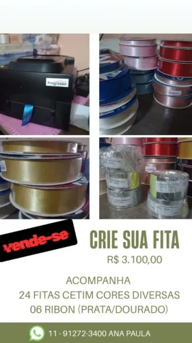 Máquina para criar fitas personalizadas